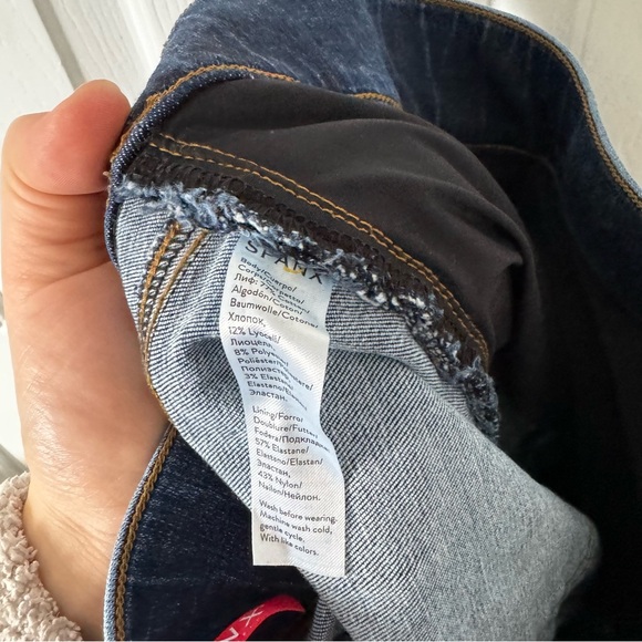 Spanx Distressed Denim Leggings - Size Small 0324 - Picture 8 of 8